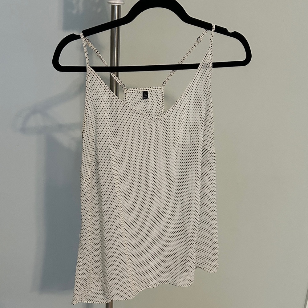 Polka Dot Spaghetti Strap 2 layer Top